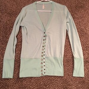 Snap Button Down Cardigan